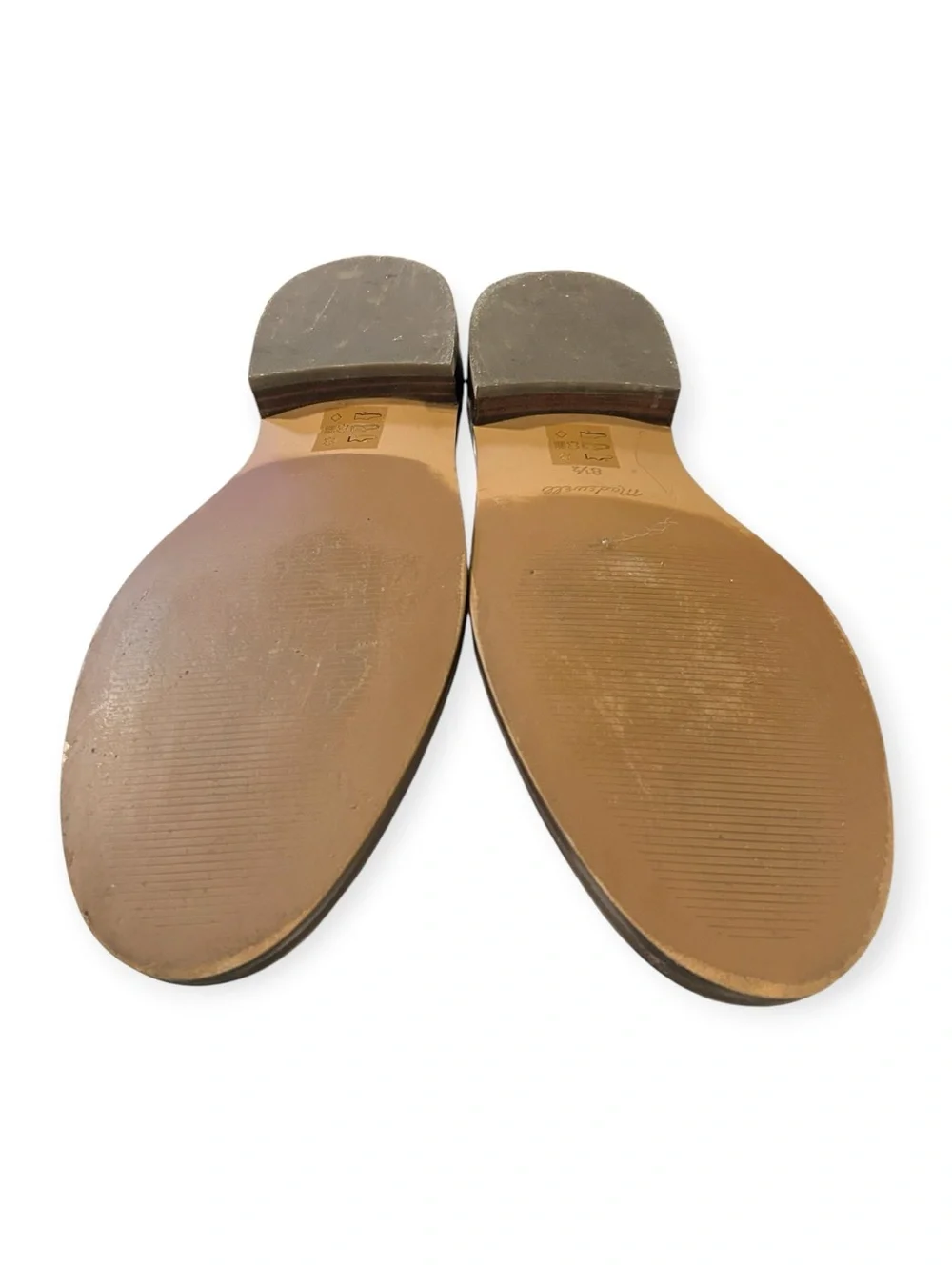 Madewell Women's Tan Leather Penny Loafers